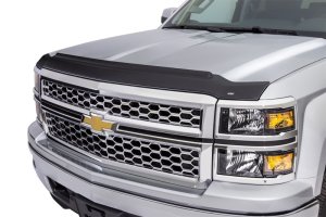 Chevrolet Silverado 2500 Hood Deflector - Husky Liners - Aeroskin II Low Profile, Textured - Matte Black - `15-`19